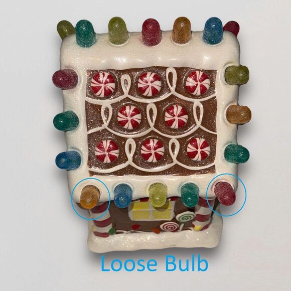 Hallmark Gumdrop Gingerbread House 2008 Light and Musical - WORKS - Picture 6 of 14